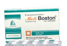 Motiboston Thuốc Motiboston - SĐK VD-29697-18