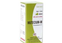 Mutecium – M Thuốc Mutecium - M - SĐK VD-33744-19