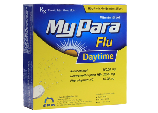 Mypara Flu daytime - SĐK VD-21969-14 Thuốc Mypara Flu daytime - SĐK VD-21969-14