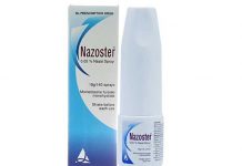 Nazoster 0,05% Nasal Spray Thuốc Nazoster 0