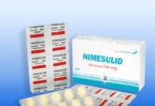 Nimesulid 100mg Thuốc Nimesulid 100mg - SĐK VNA-1223-03