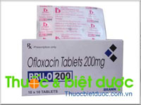 Ofloxacin Tablets 200mg Thuốc Ofloxacin Tablets 200mg - SĐK VN-9577-05