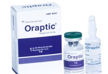 Oraptic Thuốc Oraptic - SĐK VD-24939-16