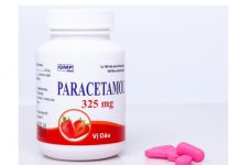 Paracetamol 325 mg Thuốc Paracetamol 325 mg - SĐK VD-28190-17
