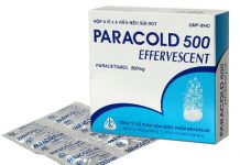 Paracold 500 Effervescent Thuốc Paracold 500 Effervescent - SĐK VD-9679-09