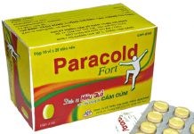 Paracold Fort Thuốc Paracold Fort - SĐK VD-21718-14