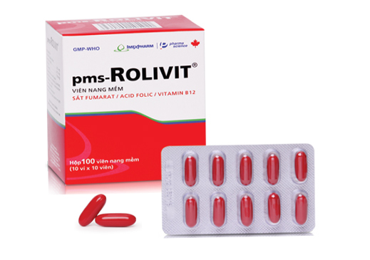 Pms-Rolivit - SĐK VD-4758-08 Thuốc Pms-Rolivit - SĐK VD-4758-08