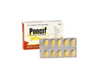 Poncif 500mg Thuốc Poncif 500mg - SĐK VD-5097-08