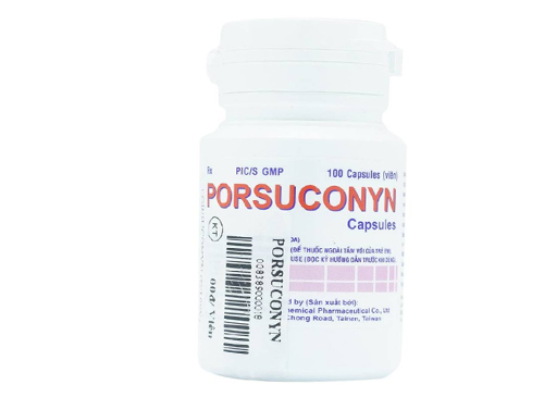 Porsuconyn Capsules - SĐK VN-6367-08 Thuốc Porsuconyn Capsules - SĐK VN-6367-08