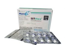 RTflox Tablet 500 mg Thuốc RTflox Tablet 500 mg - SĐK VN-13303-11
