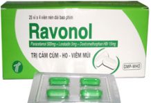 Ravonol Thuốc Ravonol - SĐK VD-7280-09