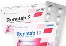 Renatab 5 Thuốc Renatab 5 - SĐK VD-29205-18