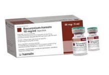 Rocuronium-hameln 10mg/ml Thuốc Rocuronium-hameln 10mg/ml - SĐK VN-20692-17