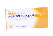 Rosuvas Hasan 10 Thuốc Rosuvas Hasan 10 - SĐK VD-19186-13
