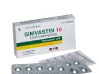 Simvastin 10 Thuốc Simvastin 10 - SĐK VN-6390-02