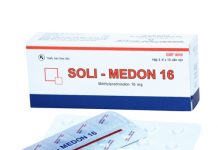 Soli – medon 16 Thuốc Soli - medon 16 - SĐK VD-23144-15