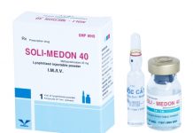 Soli-medon 40 Thuốc Soli-medon 40 - SĐK VD-23146-15