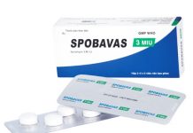 Spobavas 3MIU Thuốc Spobavas 3MIU - SĐK VD-28241-17