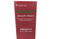 Sulcilat 250mg/5ml Thuốc Sulcilat 250mg/5ml - SĐK VN-18507-14