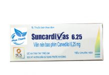 Suncardivas 6.25 Thuốc Suncardivas 6.25 - SĐK VN-16911-13