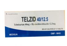 Telzid 40/12.5 Thuốc Telzid 40/12.5 - SĐK VD-23592-15