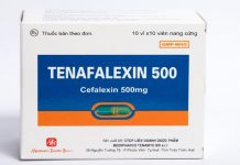 Tenafalexin 500 Thuốc Tenafalexin 500 - SĐK VD-23823-15