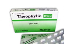 Theophylin 100mg Thuốc Theophylin 100mg - SĐK VD-22218-15