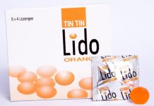 Tin Tin Lido Orange Thuốc Tin Tin Lido Orange - SĐK VN-16043-12