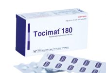 Tocimat 180mg Thuốc Tocimat 180mg - SĐK VD-25350-16