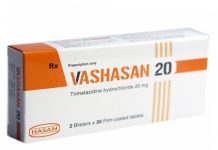 Vashasan 20 Thuốc Vashasan 20 - SĐK VD-5280-08