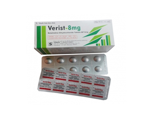 Verist-8mg - SĐK VN-16916-13 Thuốc Verist-8mg - SĐK VN-16916-13