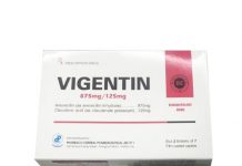 Vigentin 875mg/125mg Thuốc Vigentin 875mg/125mg - SĐK VD-21898-14
