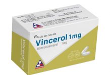 Vincerol 1mg Thuốc Vincerol 1mg - SĐK VD-28148-17