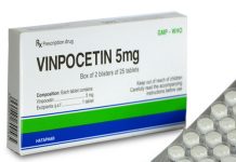Vinpocetin 5 mg Thuốc Vinpocetin 5 mg - SĐK VD-21654-14