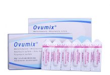 Viên đạn đặt âm đạo Ovumix Thuốc Viên đạn đặt âm đạo Ovumix - SĐK VN-16700-13