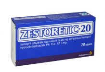 Zestoretic 20 Thuốc Zestoretic 20 - SĐK VN-6466-02
