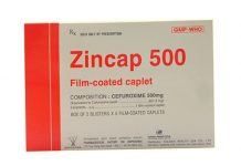 Zincap 500mg Thuốc Zincap 500mg - SĐK VD-1607-06