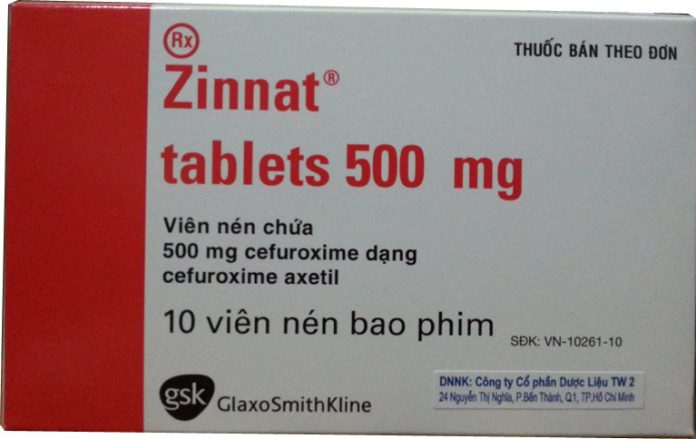Thuốc Zinnat tablets 500mg - SĐK VN-10261-10