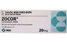 Zocor 20mg Thuốc Zocor 20mg - SĐK VN-18942-15