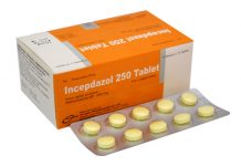 incepdazol 250 tablet Thuốc incepdazol 250 tablet - SĐK VN-18262-14