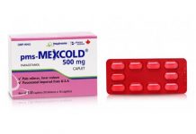 pms-Mexcold 500 Thuốc pms-Mexcold 500 - SĐK VD-22903-15