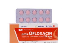 pms-Ofloxacin 200 mg Thuốc pms-Ofloxacin 200 mg - SĐK VD-20757-14