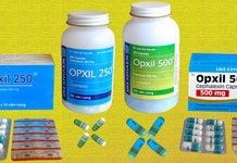 pms-Opxil 250mg Thuốc Opxil 500mg - SĐK VNA-4103-01